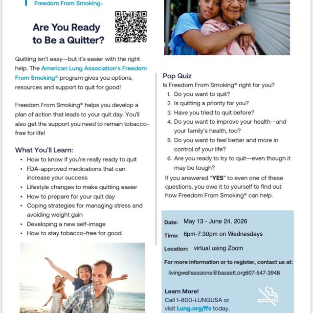 🚨We’re looking for quitters!!!🚨

Ready to quit tobacco products? We can help. Over th…