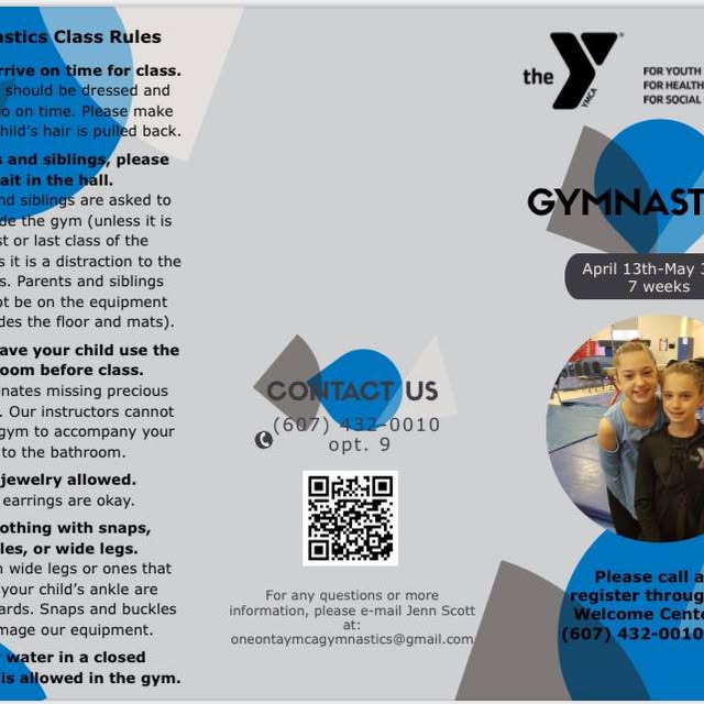 The last session of gymnastics is about to begin!! Registration for members opens Monday!