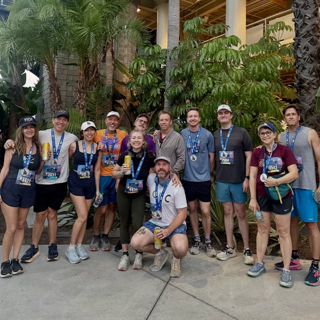 Cheers to the WellRock fam for crushing the Dodgers 5K! 💪🏅💜 
#thewellrock #gymfam #s…