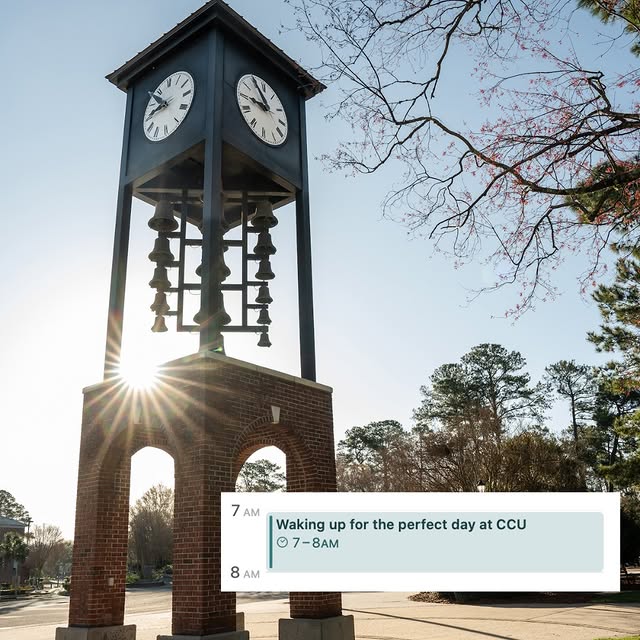 If we planned the perfect day at #CCU… it might look like this.