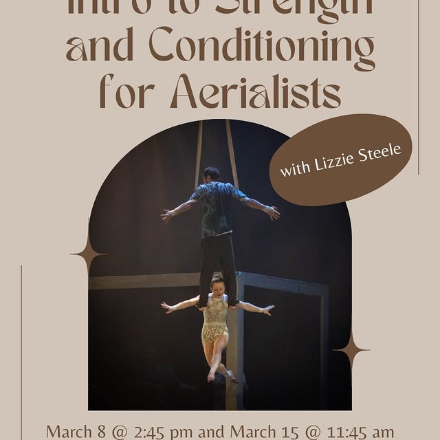 Lizzie Steele is coming to teach strength and conditioning classes and private lessons …