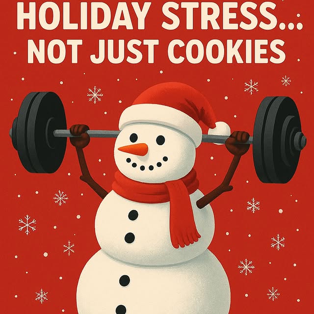 Let’s trade STRESS for SWEAT and COOKIES for CONFIDENCE! Don’t let holiday stress get t…