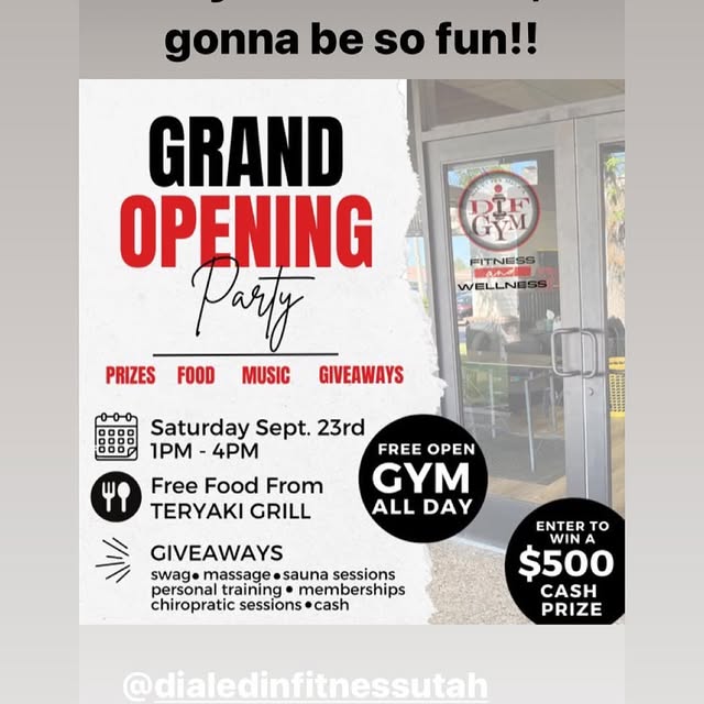 Mark your calendars ladies and gentlemen we are doing a grand opening party for the new…