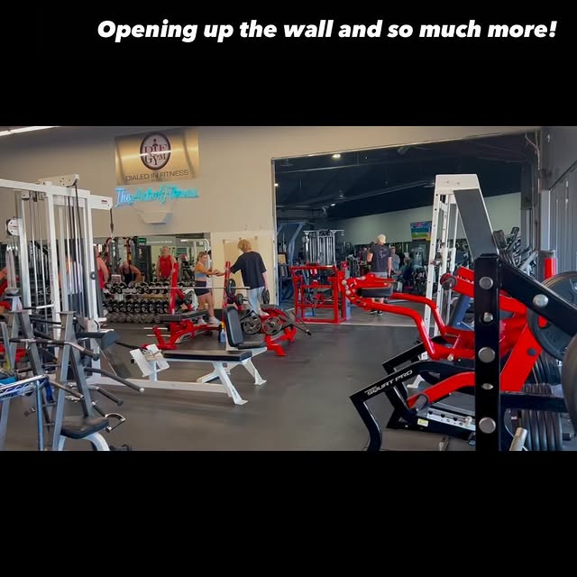 Opened up the wall for more light better function and overall esthetics! #dialedinfitne…