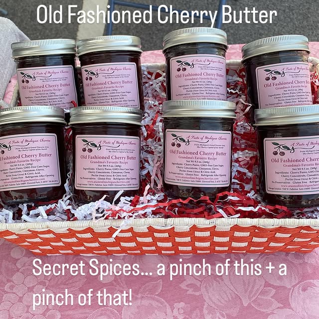 #cherry #michigan #jam #cherries #preserves @arlingtonheightsfarmersmarket