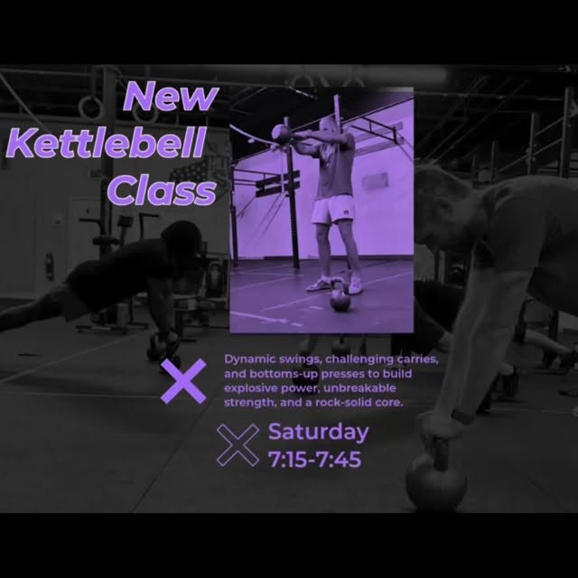 🚨 New class alert! 

Join us every Saturday morning for this 45-minute Kettlebell clas…