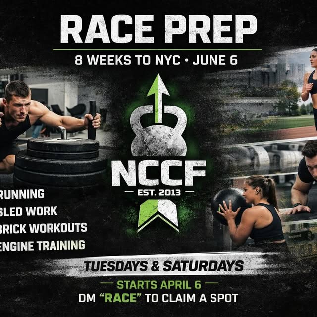 8 Weeks. 2 Days Per Week. Built for Real Race Performance.

We’re launching NCCF Race P…
