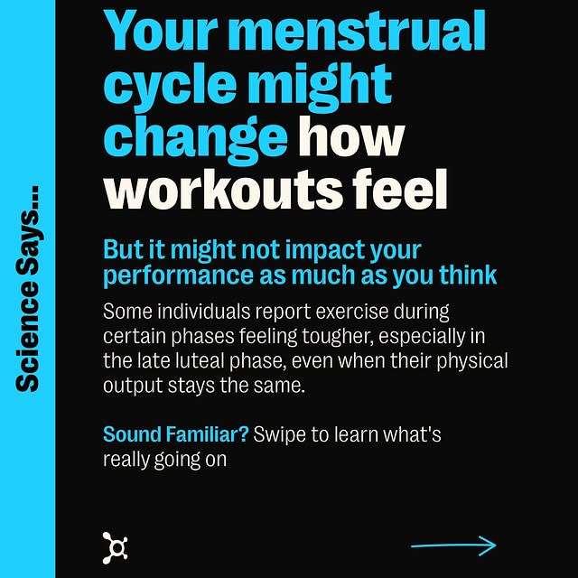 SCIENCE SAYS: Sometimes a workout feels harder than it “should.” 

Hormonal shifts duri…