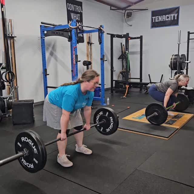 Deadlifts were on the menu today and the crew showed up ready to WORK.

There’s just so…