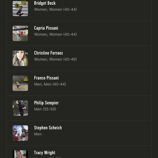 Huge congratulations on qualifying for the CrossFit Games Quarterfinals! 🎉👏 

Such an…