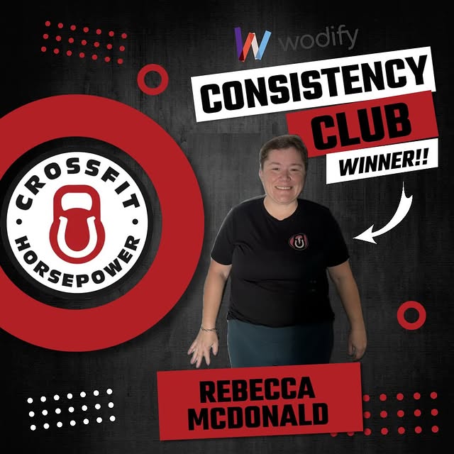 Big cheers for our Member of the Month & Consistency Club Winner 🥇🔥

Rebecca shows up…