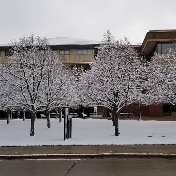 First snowfall of the season.