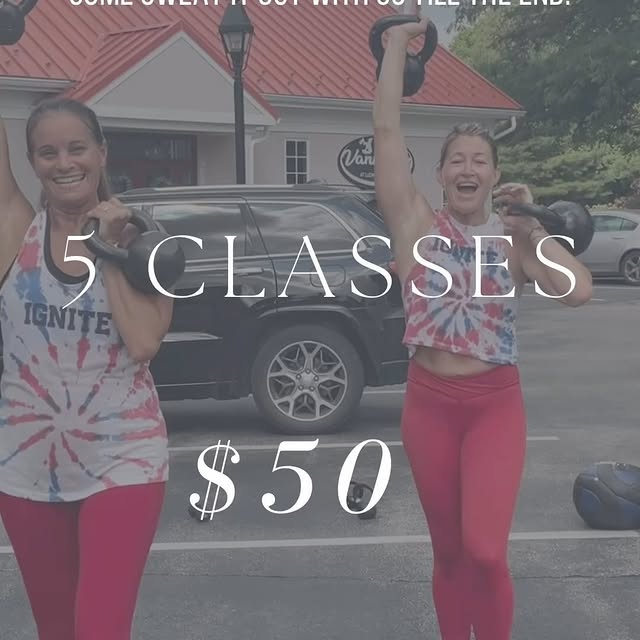 🔥Come sweat it out with us for the last month! 

💪 5 classes for $50. We haven't had …