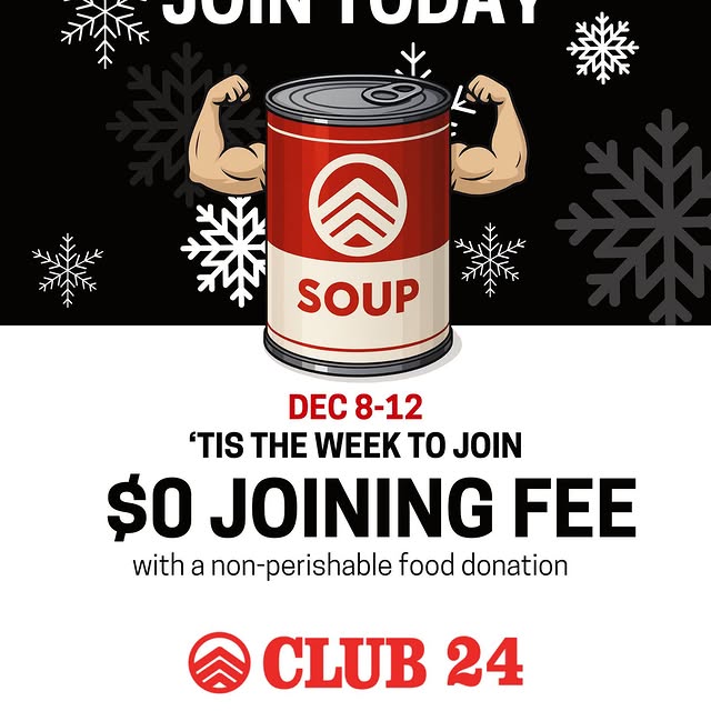 Tis the week to join! 🎁💪
Get a $0 joining fee through Friday when you bring a non-per…