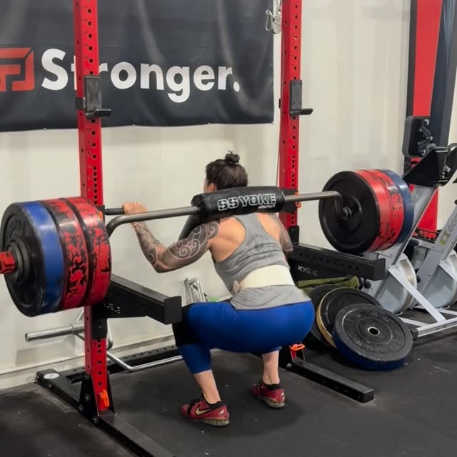 “Train to never need help getting off the toilet.” Squat heavy and squat deep. #legday