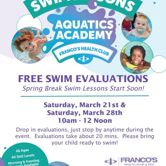 Swim season is here!  Stop by for a FREE Swim Evaluation and let’s see if your kiddo is…