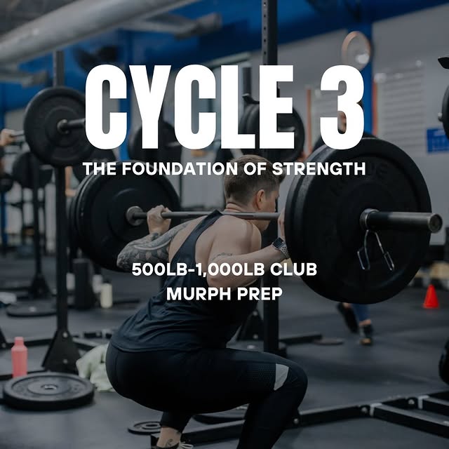 New cycle. New focus. Let’s build something strong. 💪

Cycle 3 is all about laying the…
