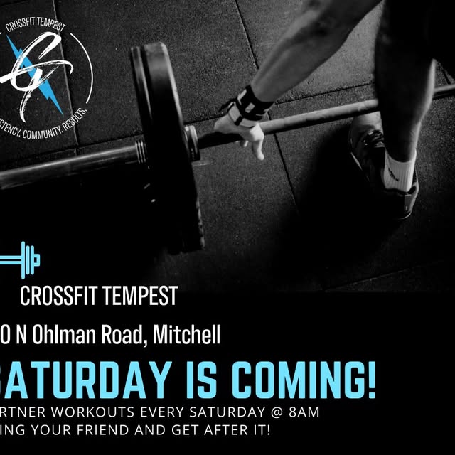Begin the weekend right with a good workout! Sweat it out with friends. #crossfittempes…