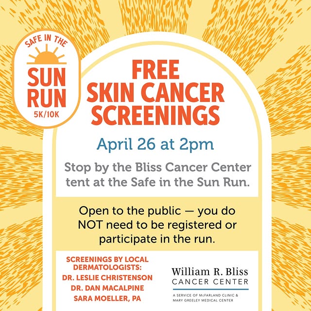☀️ Safe in the Sun is more than a run ☀️

The Bliss Cancer Center team is proud to be p…