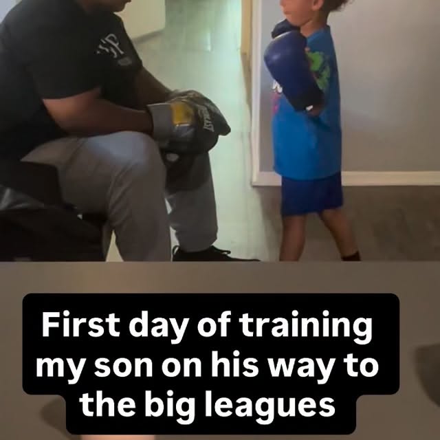 Today we starting our son in boxing, stay tuned for the progress, reach out to @atop_bo…