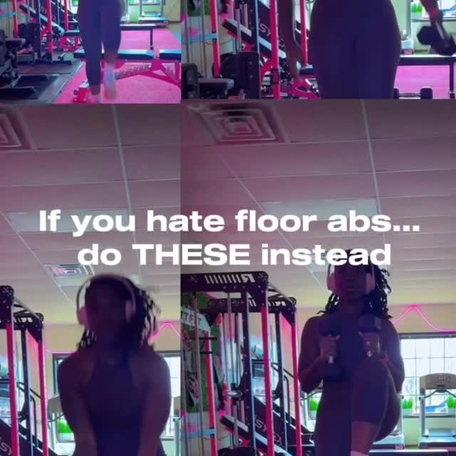 If you hate floor ab workouts… do these instead 👀 mmmkay.

Your core’s job is to stabi…