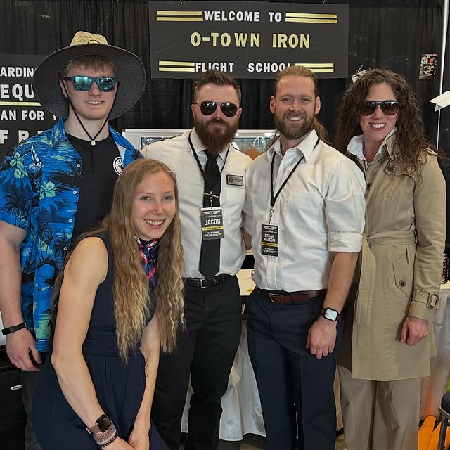 O-Town flight crew reporting for duty ✈️ 😎 

We had the best time connecting with our …