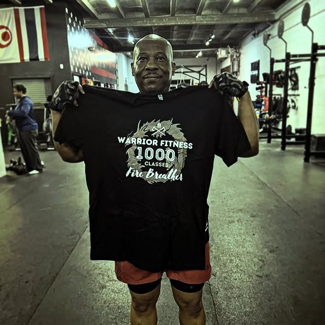 1,000 Classes! Congratulations James! #firebreather

#warriorfitness #neverquit #neverg…