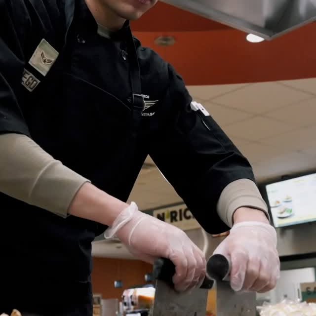 Chefin’ for the mission 🍳🔥90th Force Support Squadron Airmen keep the energy high and…