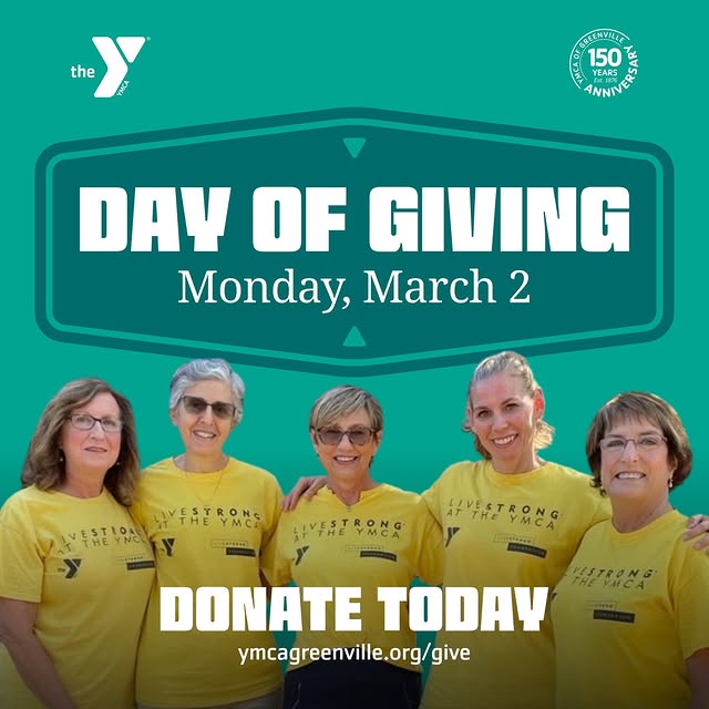 💙 It’s Day of Giving! 💙

Join us in supporting our Y and the life-changing programs t…
