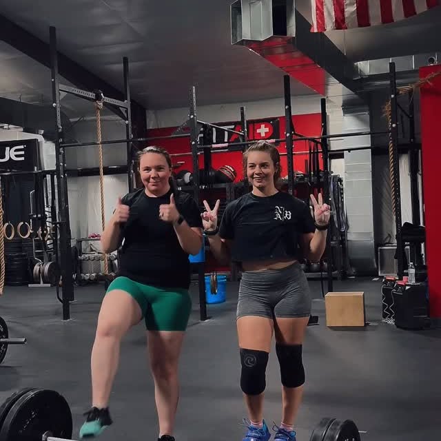 It’s a team effort around this place! Weightlifting class is Monday, Wednesday, and Fri…