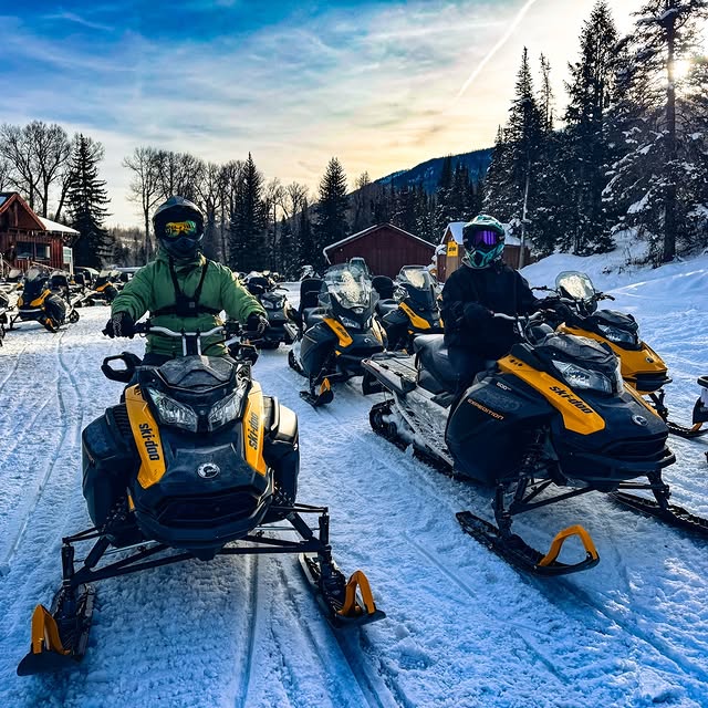 Thanks Nate for the awesome tour! We had a blast 😍 

#snowmobiling #utah #parkcity #po…