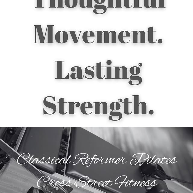 Thoughtful Movement. Lasting Strength.
At Cross Street Fitness, our Reformer Pilates is…