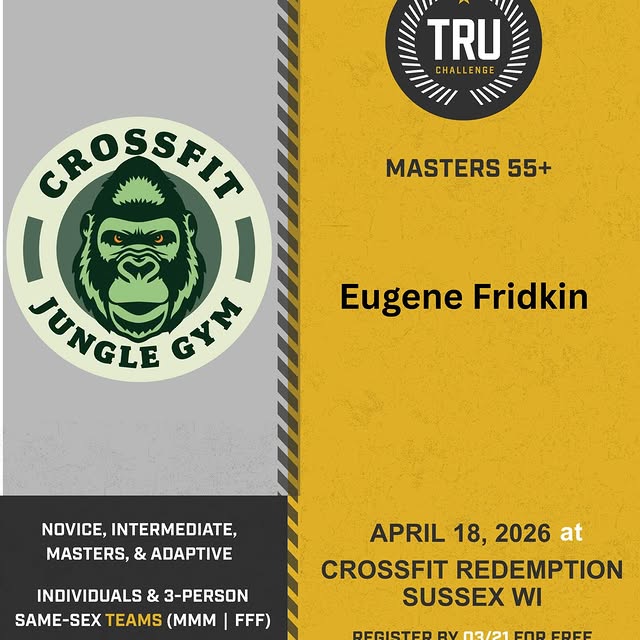 🚨Athlete Announcement🚨

Coming out of CrossFit Jungle Gym, Eugene Fridkin will be tak…