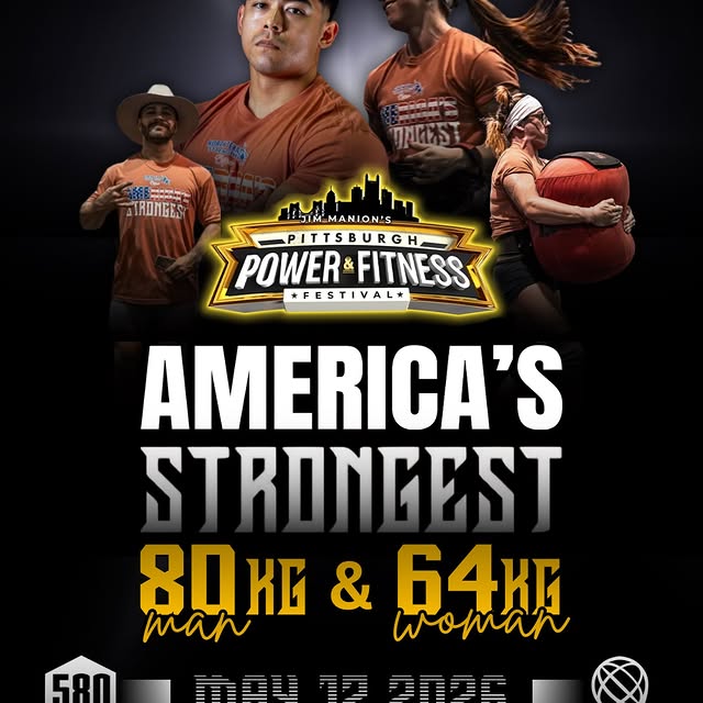 America’s Strongest Man & Woman is heading to the Steel City 💪

America’s Strongest Ma…