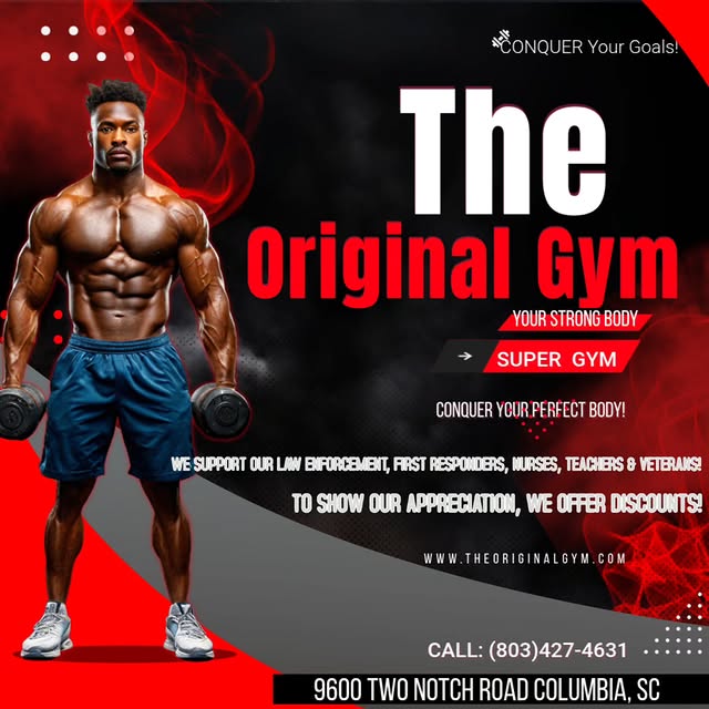 The Original Gym
9600 Two Notch Road
Ste 14
Columbia, SC 29223

(803)427-4631

💪Privat…