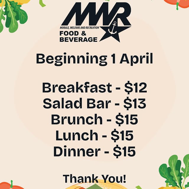 Pricing at Gray's Landing beginning April 1, 2026. https://www.navymwrdahlgren.com/prog…