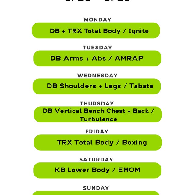 Your weekly reminder: you’re stronger than your excuses. Let’s WERK. 🔥❤️ #NewSchedule …