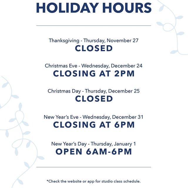 Merry Fitmas and happy healthydays! We're here to finish out the year strong with you. …