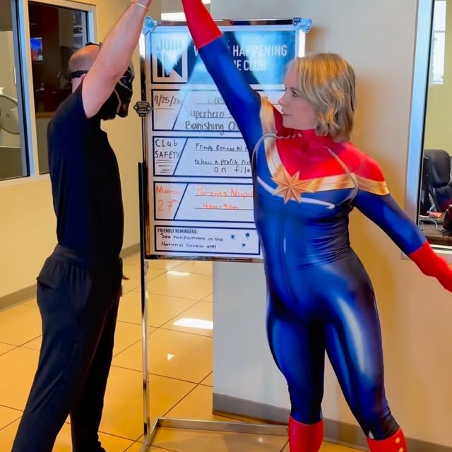 Another club, same mission 💙🦸‍♀️

Showing up in full superhero mode for the CASA Monr…