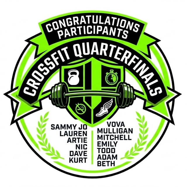 Here we go! Good luck to all participants taking on this weekend’s quarterfinal workouts.
