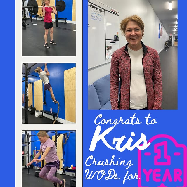 You know what makes it easy to get up to coach the 5am class?  It's seeing Kris's smili…