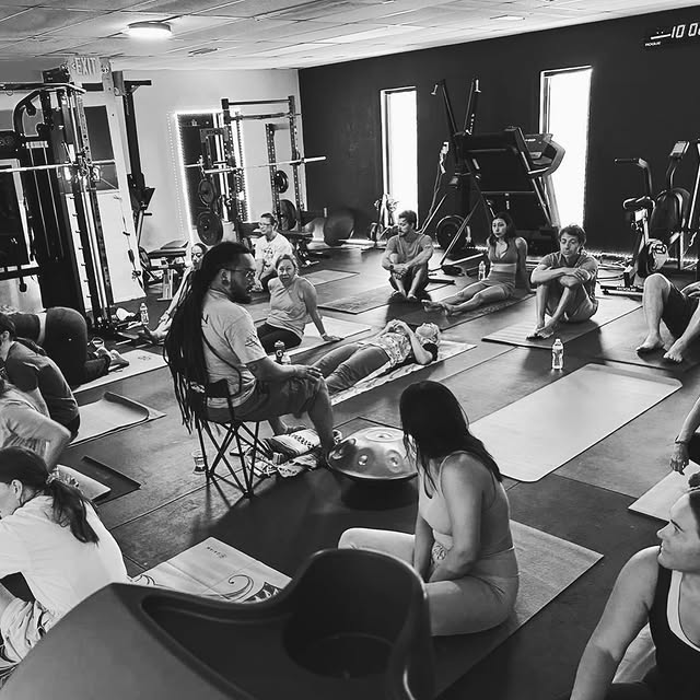 .
📱 
Talks about Sound Healing and Yoga in my first class of the year. Got a text from…