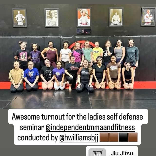 Had an Amazing Women’s Self Defense seminar taught by the one and only @hwilliamsbjj ye…