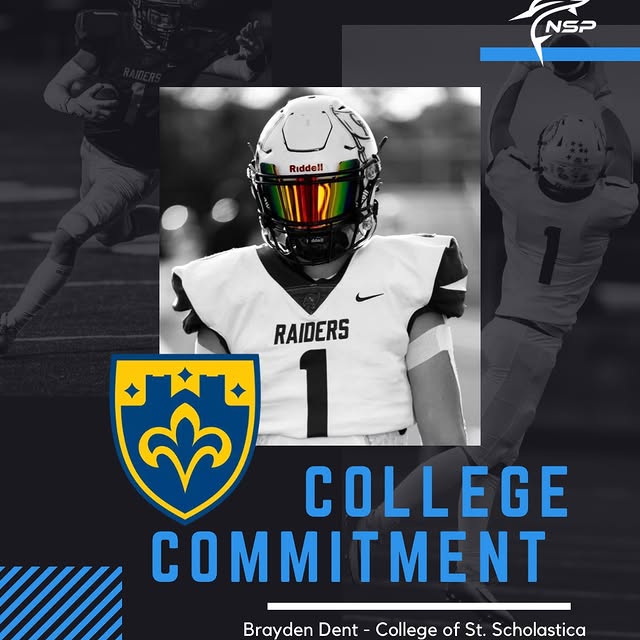 Congratulations to Brayden on his commitment to play football at St. Scholastica! It ha…