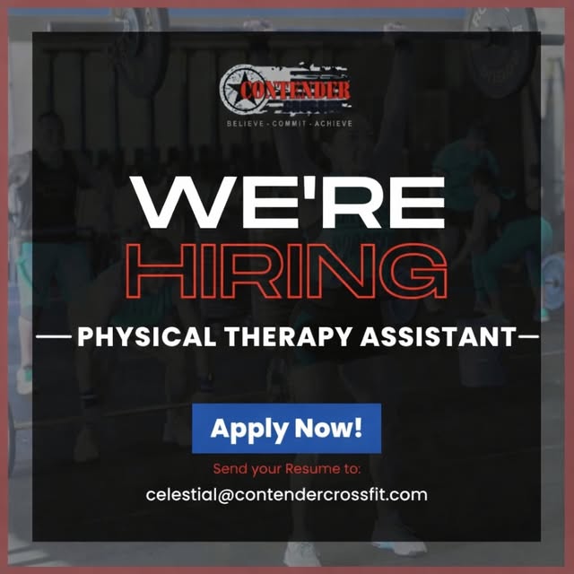 🚨 WE’RE HIRING: PHYSICAL THERAPY ASSISTANT 🚨

We’re looking for a Part-Time Physical …