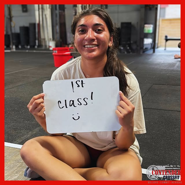 This could be your first class!

Abby just completed her first official workout at Cont…