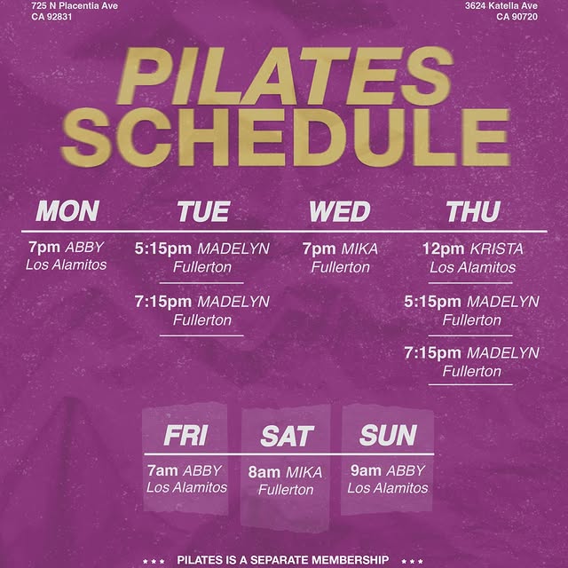 You asked, we delivered ✨

We just added 4 more Pilates classes to the schedule, and we…