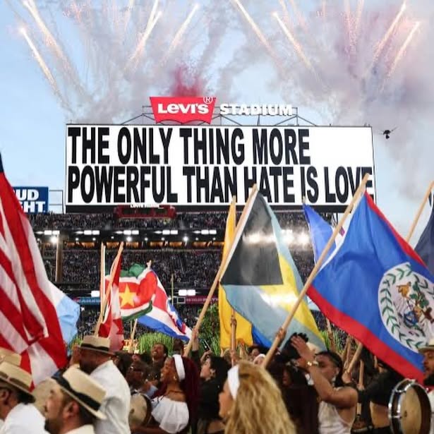 Gracias Benito 🙏🏽💕

Last night’s Super Bowl halftime reminded us why culture matters…