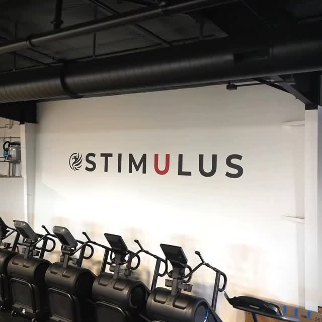 New wall art is up! 

Designed by @gagesavant 
Installed by eventflags.com

#gym #newgy…