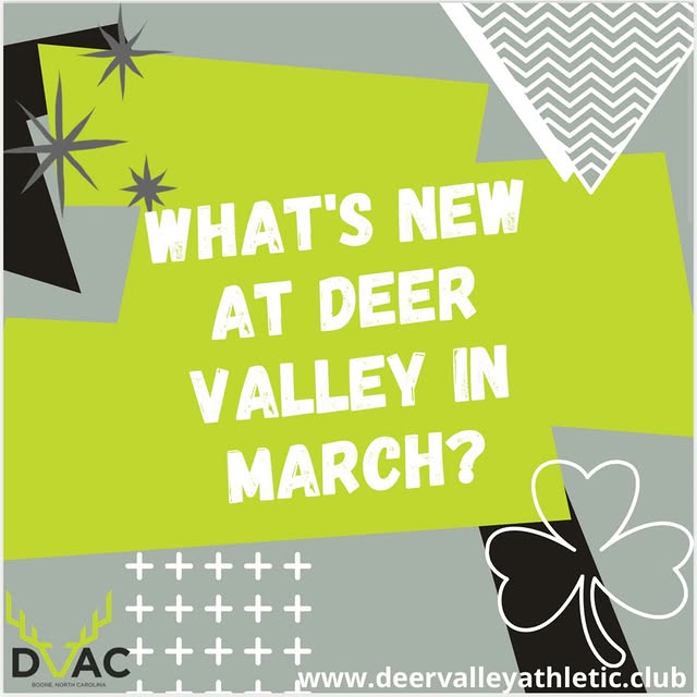 🍀 What’s Happening at Deer Valley in March? 
⭐️ Check out all that we have going on! J…